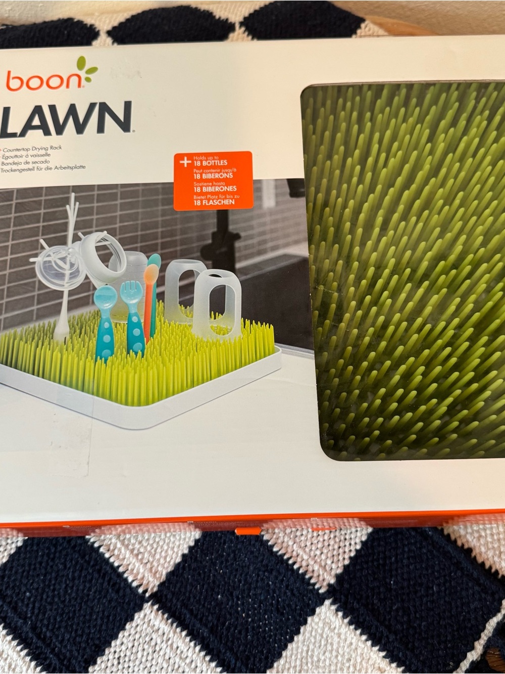 Boon Lawn Countertop Drying Rack - Green - Picture 3 of 6